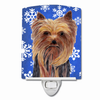 Snowflakes Holiday Dog Art Ceramic Night Light - SC9365CNL