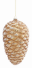 Pine Cone Ornament 9.25"H (Set of 2) Glass