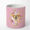 Dog 10 oz Flowers Decorative Soy Candle - S000213B001695P020159V019