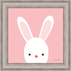 Cuddly Bunny by Ann Kelle, Framed Wall Art