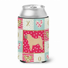 Patchwork Love with Dog Can or Bottle Hugger - CK5952CC