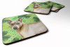 St Patrick's Design with Dog Foam Coaster Set of 4 - S000213B001695P113629V000