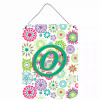 Flowers Initial Wall or Door Hanging Prints - S000213B001695P051550V000