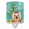 Christmas Tree and Dog Ceramic Night Light - S000213B001695P099031V000