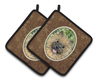 Cairn Terrier Pair of Pot Holders - SS8799PTHD