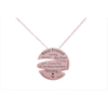 I Love You To The Moon Disc Necklace By Pink Box - PinkBox-25-5580