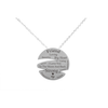 I Love You To The Moon Disc Necklace By Pink Box - PinkBox-25-5590