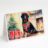 Gordon Setter Cozy Christmas Greeting Cards Pack of 8