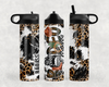 Badass Rodeo Mom Steel Water Bottle