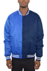 Two Tone Varsity Bomber Jacket - BJ218-NAVYROYAL-3XL