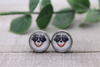 Bernese Mountian Dog Breeds || Glass Stud Earrings || Hypoallergenic Bernese Mountian Dog Breeds || Glass Stud Earrings || Hypoallergenic