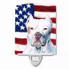 USA American Flag with Dog Ceramic Night Light - S000213B001695P103144V000