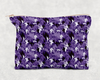 Purple Camo Printed Canvas Zipper Bag