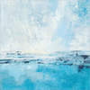 Coastal View I Aqua by Silvia Vassileva, Framed Art