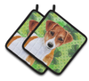 Dog Art Seasonal Pair of Pot Holders - S000213B001695P113762V097