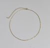 ELSIE GOLD DAINTY LACE CHAIN NECKLACE
