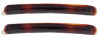 Small Tortoise Shell Magali Barrettes (Pair) - 630-2-09