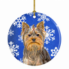Dog on Ceramic Ornament - KJ1177CO1