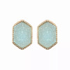 Druzy Hexagon Post Stud Earrings ( VARIETY OF COLORS AVAILABLE ) By DOBBI - S001260B001845P000548V832 Druzy Hexagon Post Stud Earrings ( VARIETY OF COLORS AVAILABLE ) By DOBBI - S001260B001845P000548V832