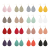 Teardrop Leather Earrings ( VARIETY OF COLORS AVAILABLE ) By DOBBI - S001260B001845P000548V794 Teardrop Leather Earrings ( VARIETY OF COLORS AVAILABLE ) By DOBBI - S001260B001845P000548V794