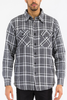 Quilted Flannel 3.0 - FL305-GREYBK-XL