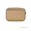 Michael Kors East West Camel Haircalf Zip Chain Crossbody