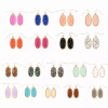Druzy Small Drop Dangling Earrings ( VARIETY OF COLORS AVAILABLE ) By DOBBI - S001260B001845P000548V555