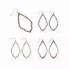 Multi-Color Rhinestone Drop Dangling Earrings ( Variety Colors Available ) By DOBBI