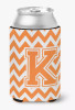 Monogram Letter Chevron Can or Bottle Hugger - CJ1046-KCC