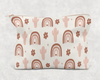 Rainbows and Cactus  Printed Canvas Zipper Bag
