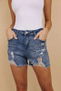 Face To Face Distressed Denim Shorts - S000742B001640P000207V007