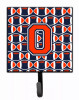 Letter Football Orange, Blue and white Leash or Key Holder - CJ1066-OSH4