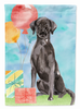 Happy Birthday Black Labrador Retriever Flag Garden Size
