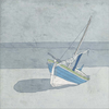 Sailboat Ashore by Ynon Mabat, Canvas Art