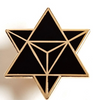 Star Merkaba / Star Tetrahedron - Enamel Pin for your Life