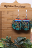 Sunflowers, Cactus & Serape || Dangle Earrings || Hypoallergenic Sunflowers, Cactus & Serape || Dangle Earrings || Hypoallergenic