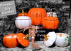 Pumpkin shaped soy wax candle - ZenCandle1577