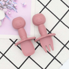 Baby Bear Pattern Complementary Food Training Lovely Silicone Spoon Fork Sets - JM2204211454-2473
