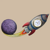Rocket Clock