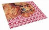 Valentine's Day Dog Print Glass Cutting Board Large - LH9164LCB