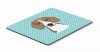 Checkerboard Design with Dog Mouse Pad, Hot Pad or Trivet - S000213B001695P044182V000