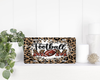 Football Mom Leopard Print|License Plate