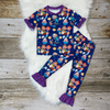 Melon Baby Easter Theme Ruffle Loungewear Set - S001571B002410P000020V004