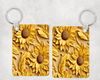 Sunflowers|Keychain Sunflowers|Keychain