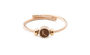 Interchangeable Reversible Round Cable Initial Bracelets - CLRFLDIYRNDKBRNRGDSM