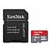 SanDisk Ultra microSDHC Memory Card, 16GB, SDSQUNC-016G-AN6MA, Class 10/UHS-I, With Adapter