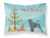 Merry Christmas Tree With Dog Fabric Standard Pillowcase - S000213B001695P072084V000