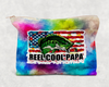 Reel Cool Papa Fishing  Printed Canvas Zipper Bag