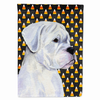 Candy Corn Halloween Dog Portrait Flag Garden Size - SS4302GF