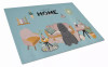 Sweet Home Dog Print Glass Cutting Board Large - S000213B001695P020203V018